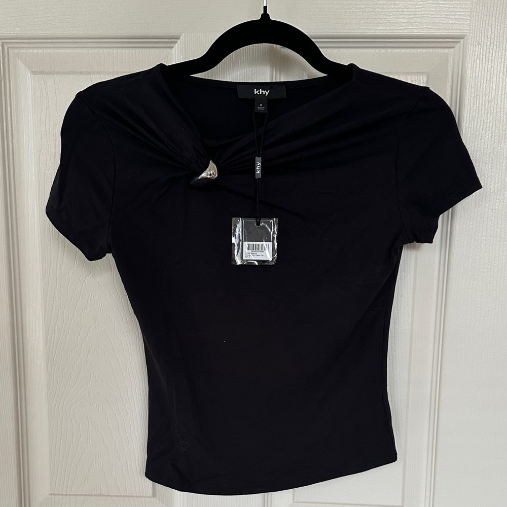 Khy Pierced Short Sleeve